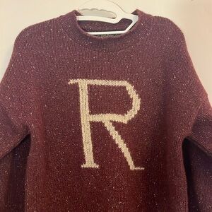 Harry Potter Ron “R“ sweater